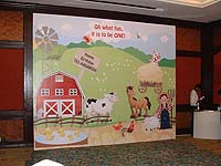 Barnyard Birthday theme Backdrop